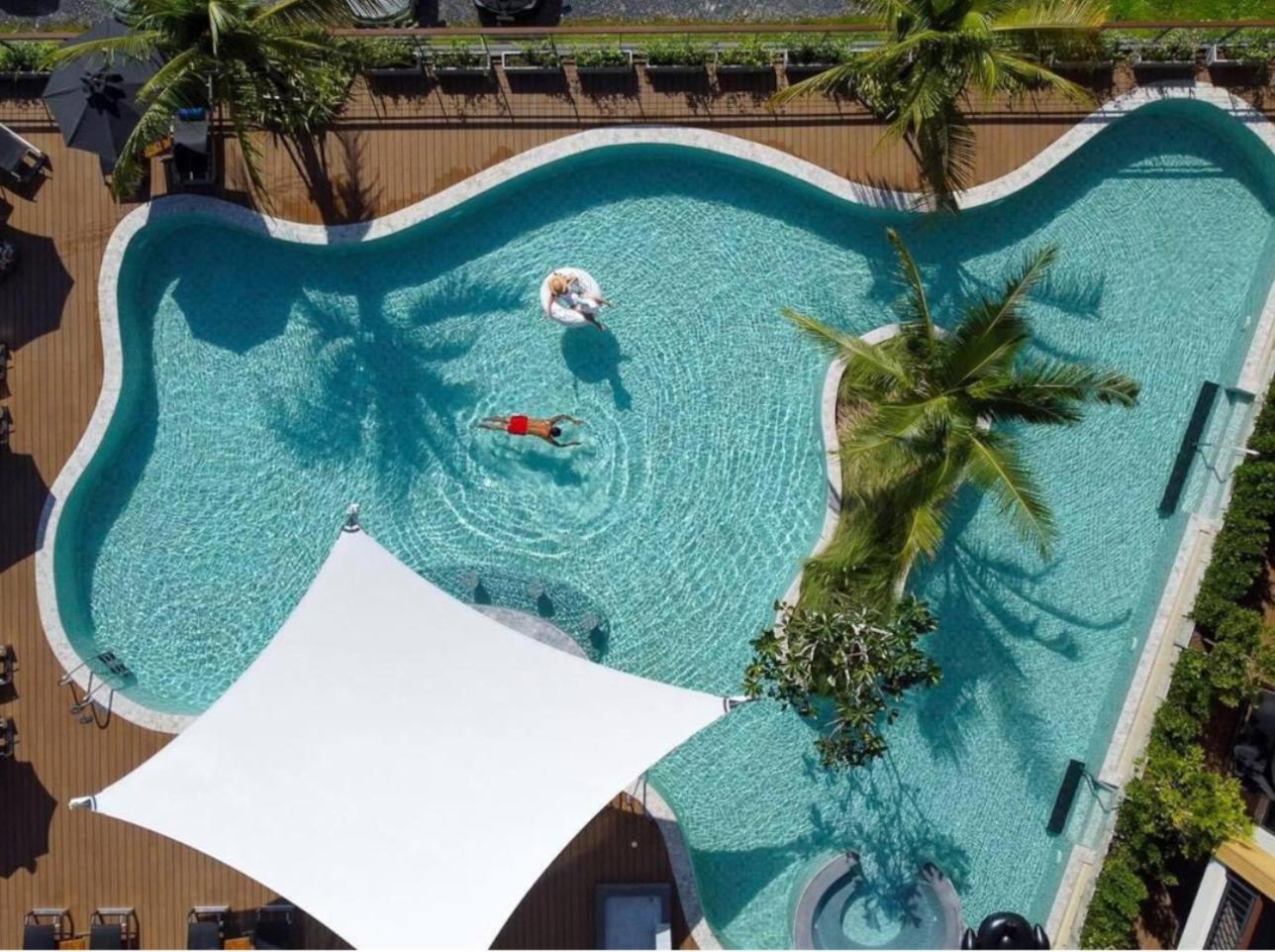 Skyview Resort Phuket Patong Beach Εξωτερικό φωτογραφία Aerial view of the pool at the Hotel